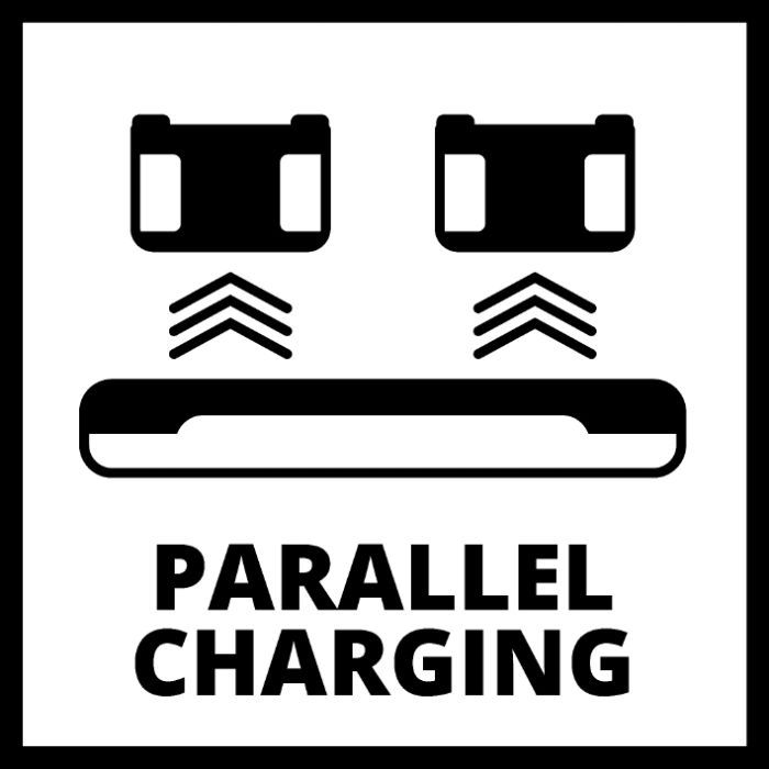 Набор аккумулятор + зарядное устройство Einhell 18V 2x4.0Ah Twincharger Kit (4512112) изображение 9
