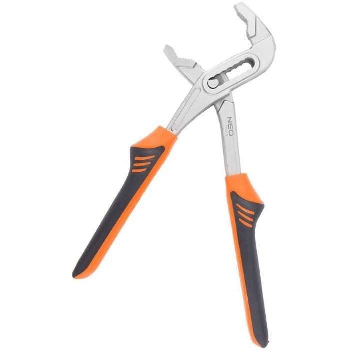 Клещи Neo Tools трубные, переставные, диапазон 10-45 мм, CrV, 250мм (02-401)