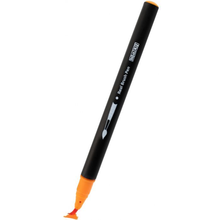 Фломастери Maxi пензлики REAL BRUSH, 12 кольорів, лінія 0,5-6 мм (MX15232) зображення 2