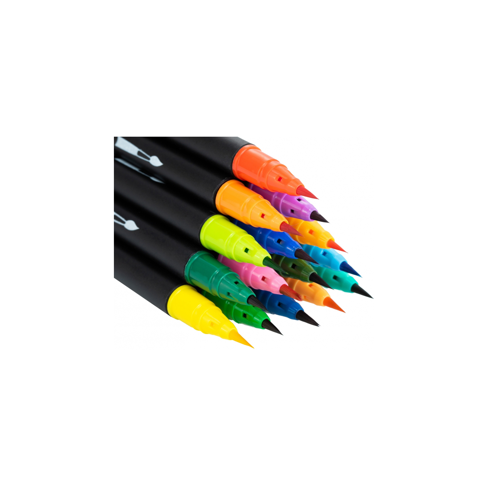Фломастери Maxi пензлики REAL BRUSH, 12 кольорів, лінія 0,5-6 мм (MX15232) зображення 3