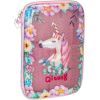 Пенал Cool For School с окошком 1 отделение с органайзером розовый (QT-5750-Pink)