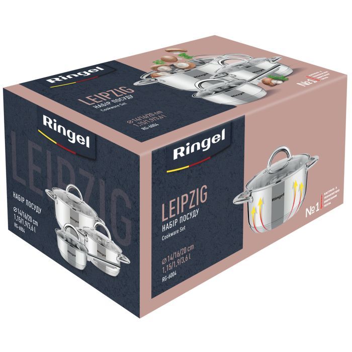 Набор посуды Ringel Leipzig 6 предметів (RG-6004) изображение 2