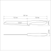 Кухонный нож Tramontina Plenus Light Grey Bread 178 мм (23422/137) изображение 3