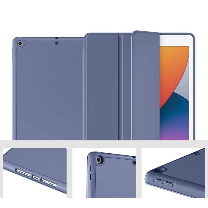 Чехол для планшета BeCover Tri Fold Soft TPU Silicone Apple iPad Air 4 10.9 2020/2021 Purple (706873) изображение 3
