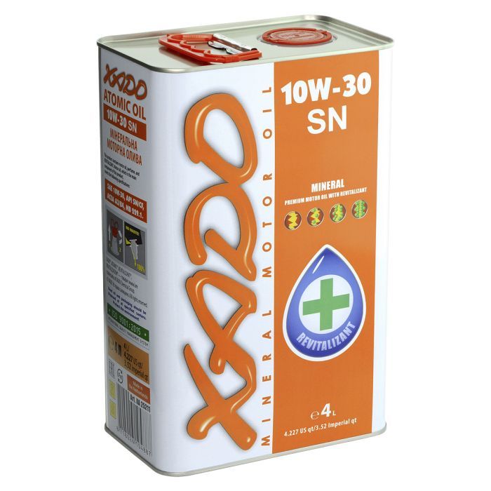 Моторное масло Xado 10W-30 SN  4 л (XA 25211)
