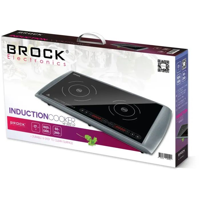 Настільна плита Brock HP 2002 GY (HP2002GY) зображення 2