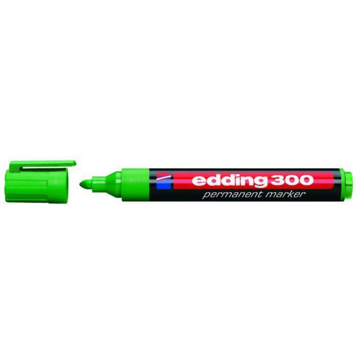 Маркер Edding перманентный Permanent 1.5-3 мм Зеленый (e-300/04)