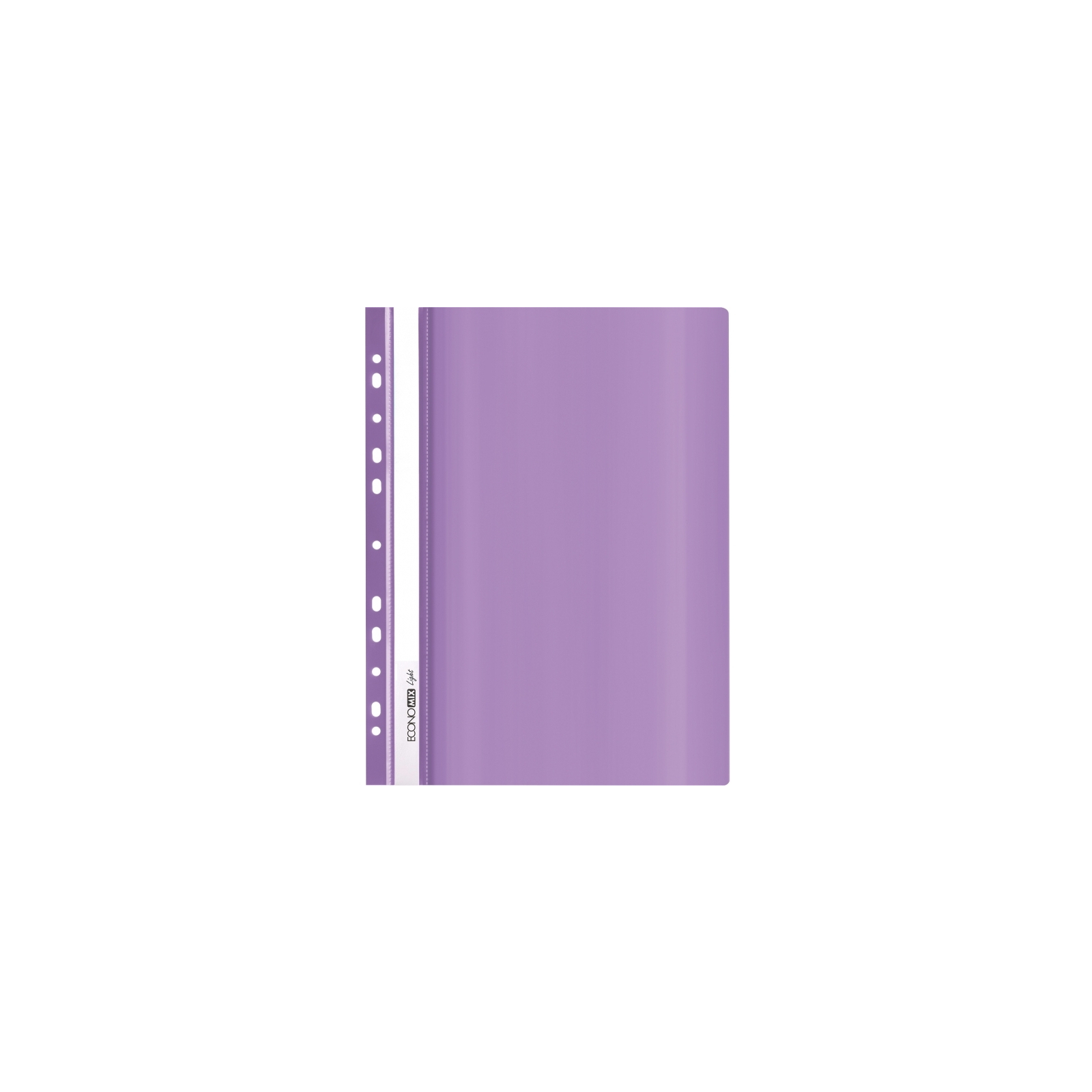 Папка-скоросшиватель Economix А4 Light с перфорации, фиолетовая (E38504-12)