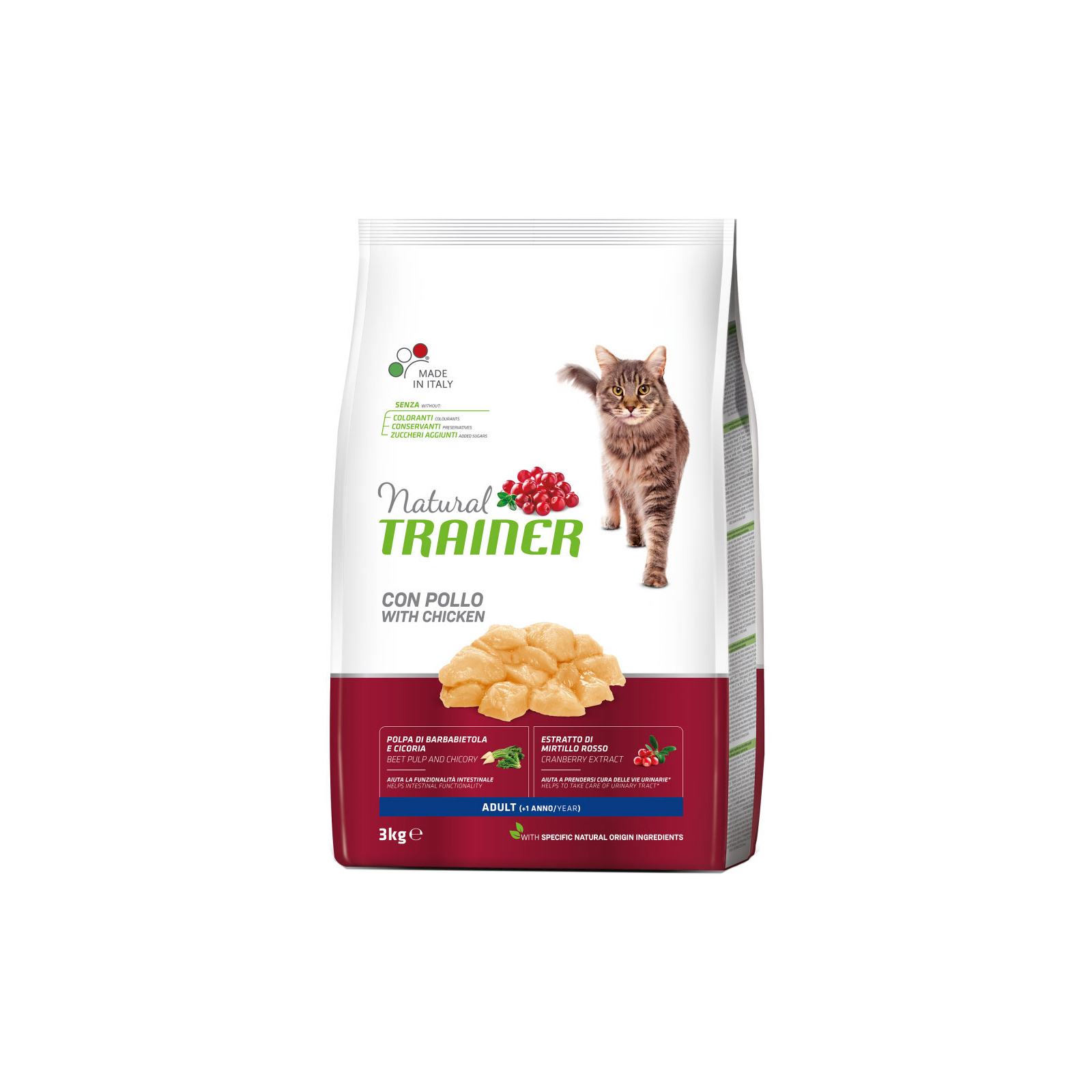 Сухой корм для кошек Trainer Natural Super Premium Adult с курицей 300 г (8059149230481)