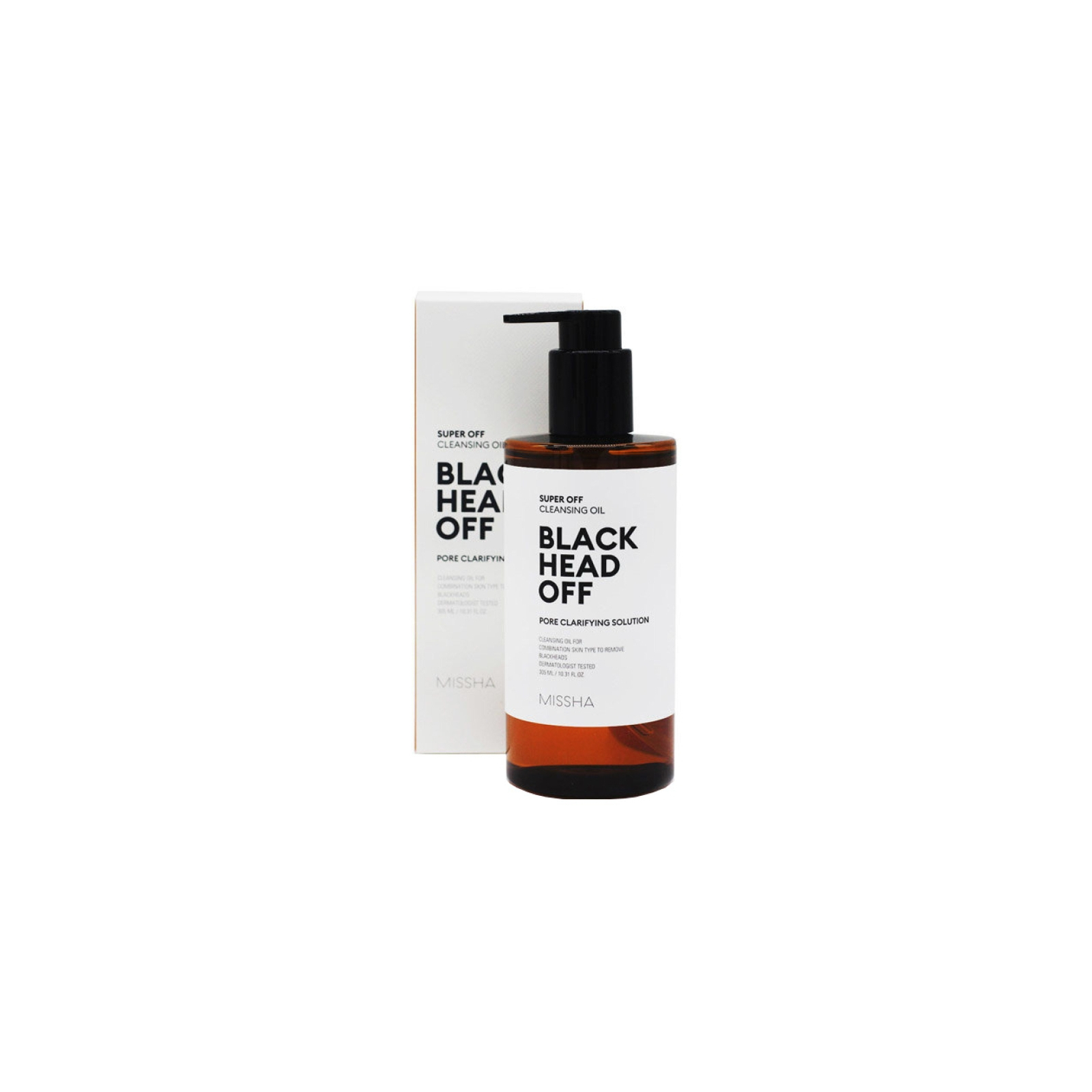 Гидрофильное масло Missha Super Off Cleansing Oil Blackhead Off От черных точек 305 мл (8809643546720)