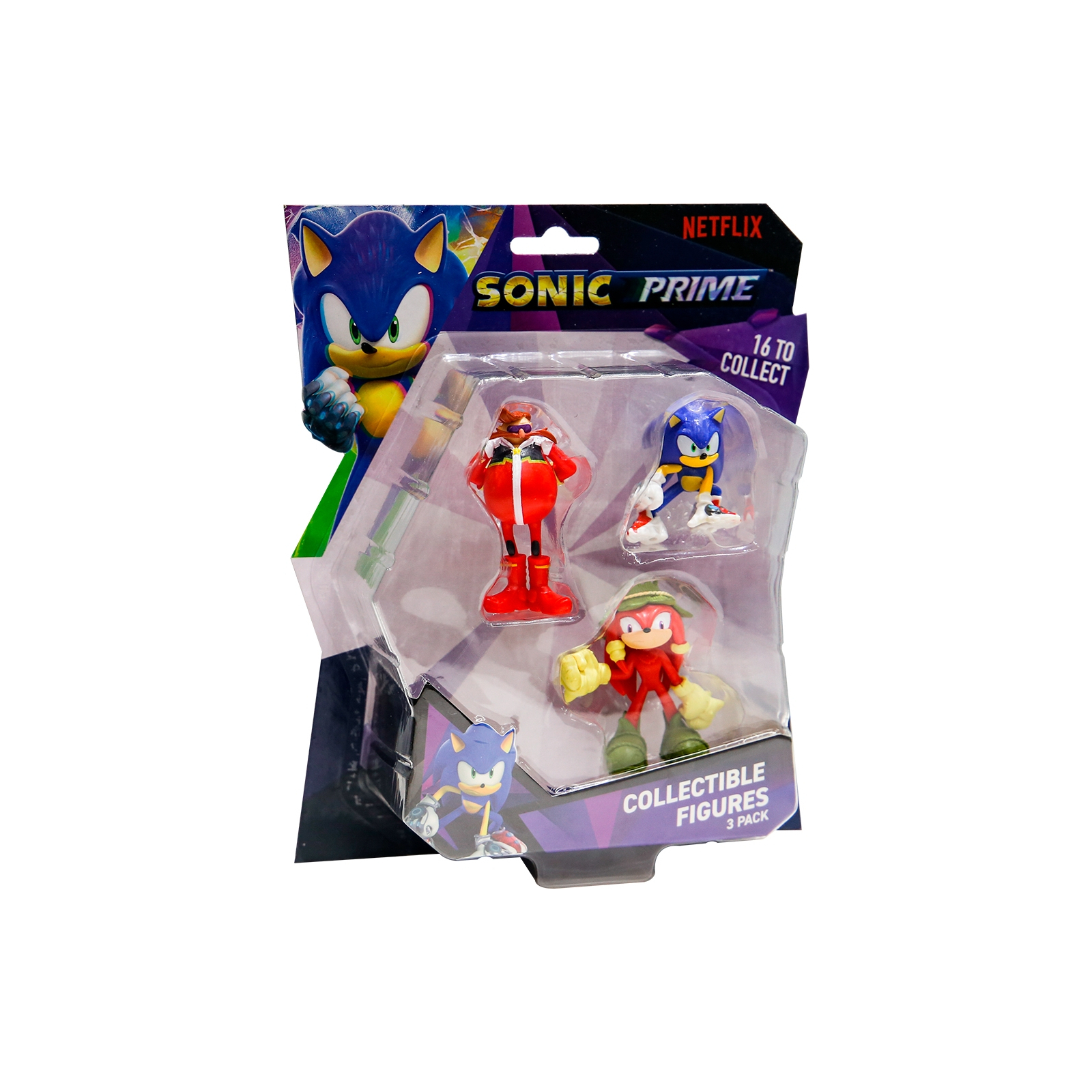 Фігурка Sonic Prime набір – Сонік, Наклз, Доктор Еґман (SON2020D) зображення 2