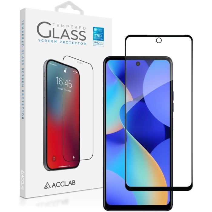 Стекло защитное ACCLAB Full Glue Tecno Spark 10 Pro (1283126580567) изображение 2
