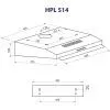 Вытяжка кухонная Minola HPL 514 WH изображение 11