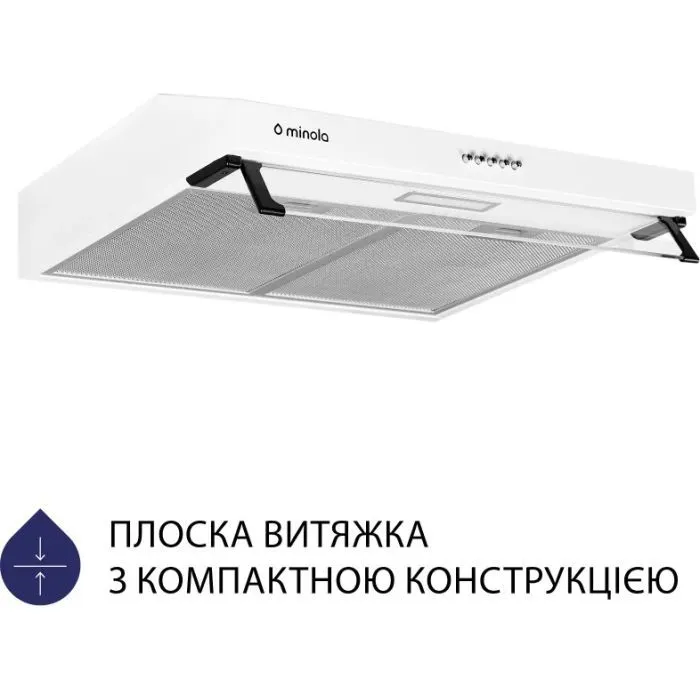 Вытяжка кухонная Minola HPL 514 WH изображение 2