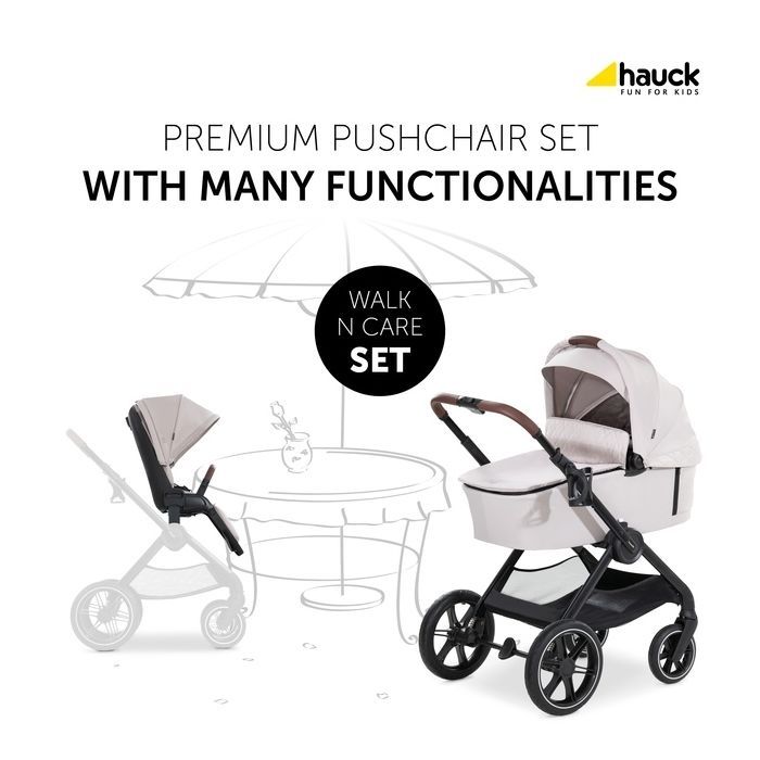 Коляска Hauck 2 в 1 Walk N Care (Beige) (16546-1) зображення 11