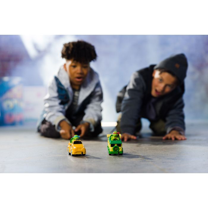 Игровой набор Funrise TMNT Черепашки-ниндзя классические Гонщик с лаунчером Микеланджело (71018) изображение 10