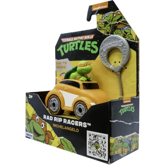 Игровой набор Funrise TMNT Черепашки-ниндзя классические Гонщик с лаунчером Микеланджело (71018) изображение 7