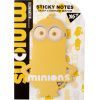 Папір для нотаток Yes з липким шаром фігурний Minions 40 аркушів (170358)