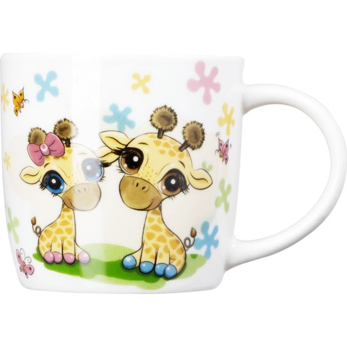 Комплект посуду Ardesto Baby Giraffes порцеляна 3 предмети (AR3452GS) зображення 2