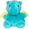 Мягкая игрушка Aurora Palm Pals Дракон бирюзовый 15 см (220688C)