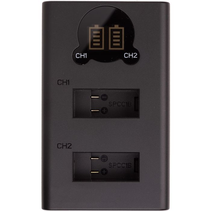 Зарядний пристрій для фото PowerPlant GoPro SPCC1B with display 2 slots (CH980253)