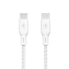 Дата кабель USB-C to USB-C 3.0m 100W white Belkin (CAB014BT3MWH) зображення 2
