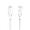 Дата кабель USB-C to USB-C 3.0m 100W white Belkin (CAB014BT3MWH) изображение 2