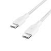 Дата кабель USB-C to USB-C 3.0m 100W white Belkin (CAB014BT3MWH) изображение 4
