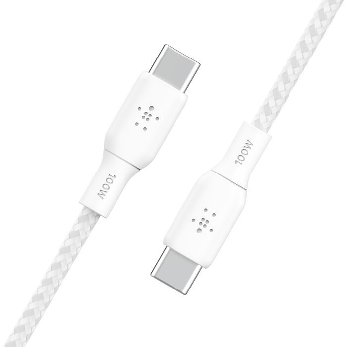 Дата кабель USB-C to USB-C 2.0m 100W black Belkin (CAB014BT2MBK) изображение 5