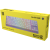Клавіатура Hator Rockfall 2 Mecha TKL Orange USB Lilac (HTK-724) зображення 6