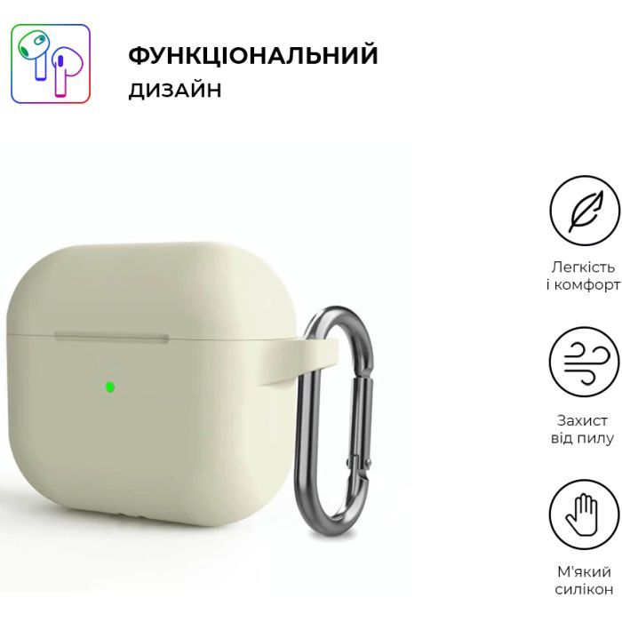 Чохол для навушників Armorstandart Hang Case для Apple AirPods 3 Yellow (ARM60325) зображення 2