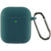 Чехол для наушников Armorstandart Ultrathin Silicone Case With Hook для Apple AirPods 2 Atrovirens (ARM59678)