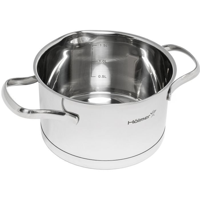 Кастрюля Hölmer Aurora з кришкою 1,9 л (CR-17519-SSD Aurora) изображение 4
