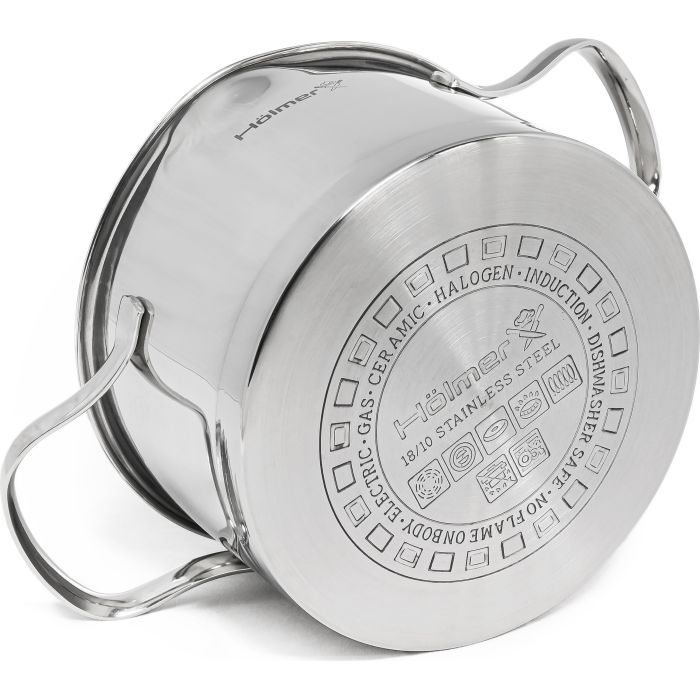 Кастрюля Hölmer Aurora з кришкою 1,9 л (CR-17519-SSD Aurora) изображение 6