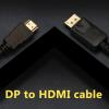 Кабель мультимедійний DisplayPort to HDMI 1.0m Prologix (PR-DP-HDMI-P-02-30-1m) зображення 3