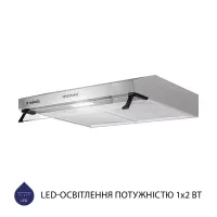 Витяжка кухонна Minola HPL 617 BL зображення 3