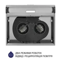 Витяжка кухонна Minola HPL 617 BL зображення 8