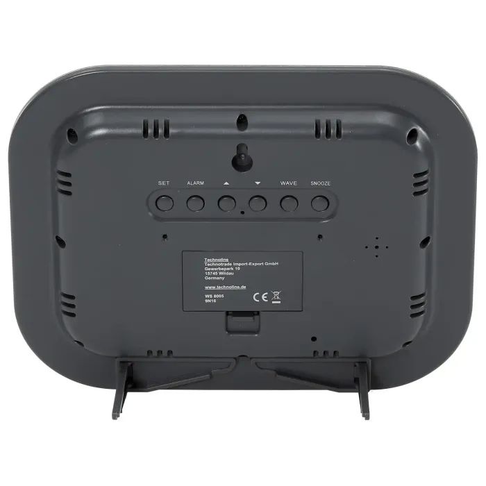 Настенные часы Technoline WS8005 Silver/Black (DAS301208) изображение 2