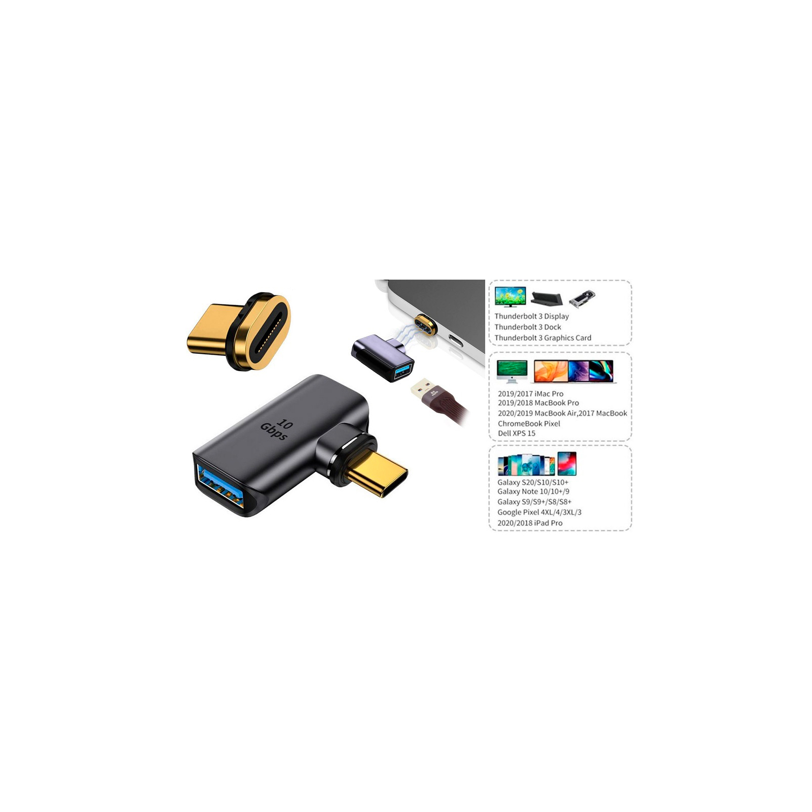 Переходник USB-C to USB 3.1 Type-A 10Gbps PowerPlant (CA914319) изображение 2