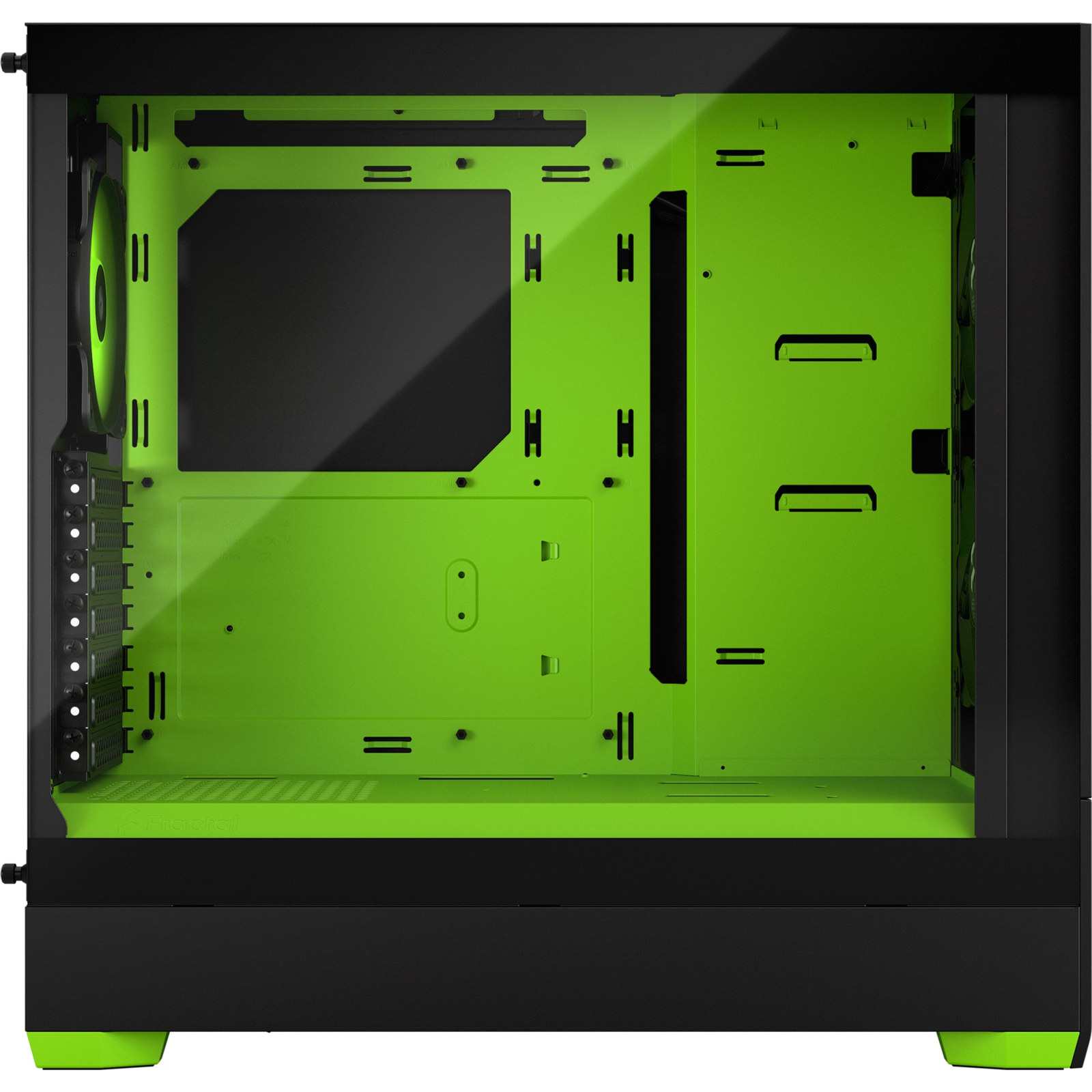 Корпус Fractal Design Pop Air RGB Green Core TG (FD-C-POR1A-04) изображение 3