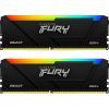 Модуль пам'яті для комп'ютера DDR4 32GB (2x16GB) 3200 MHz Beast RGB Kingston Fury (ex.HyperX) (KF432C16BB12AK2/32)