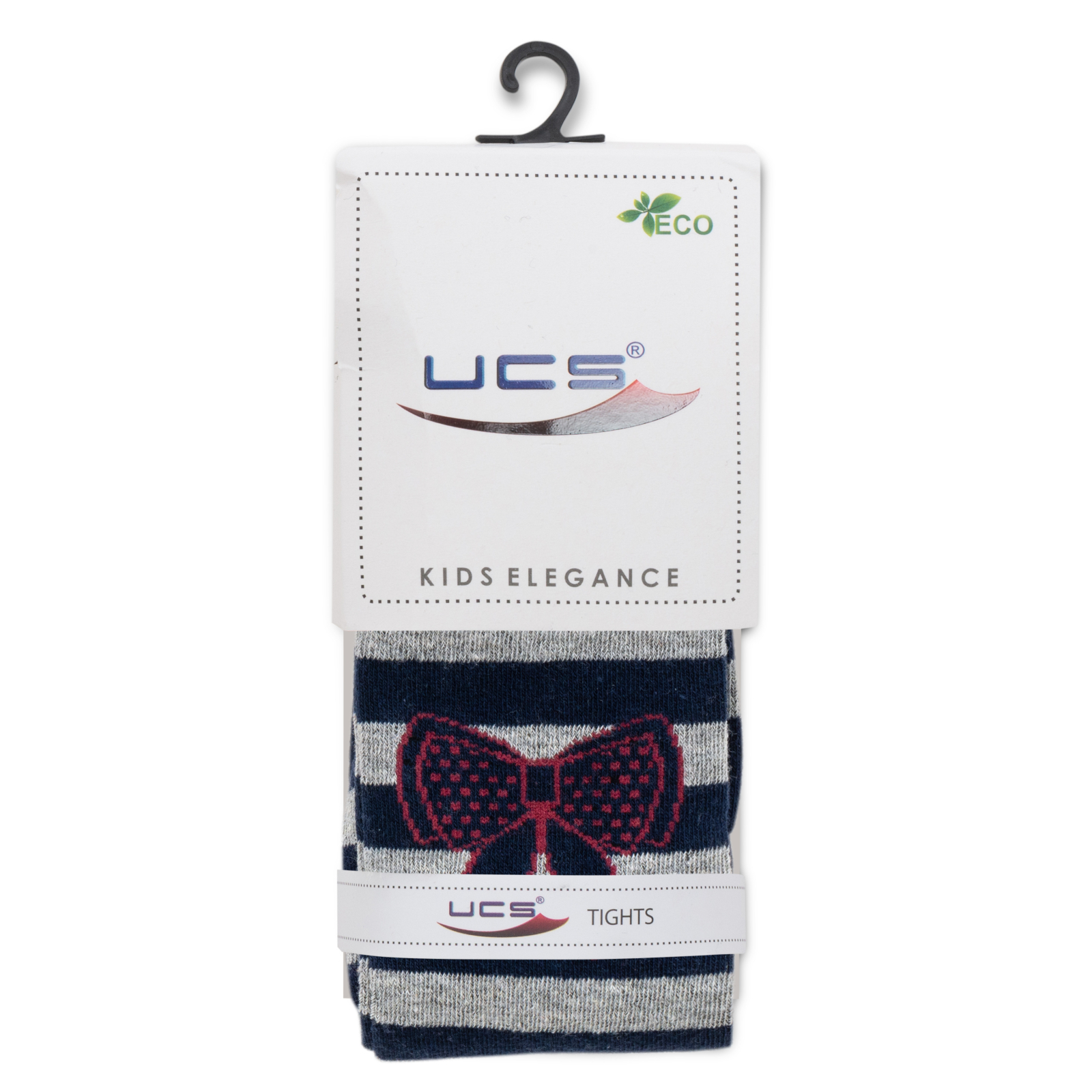Колготки UCS Socks з бантом (M0C0301-2183-7G-gray) зображення 3