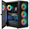 Корпус для ПК Logic concept PORTOS MESH+GLASS ARGB fans 4x120mm BLACK (AT-PORTOS-10-0000000-0002) изображение 12