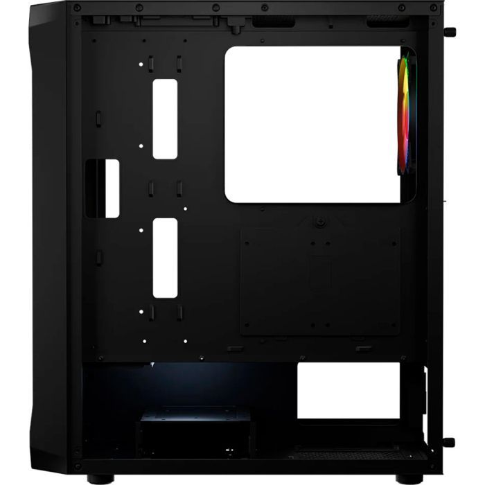 Корпус для ПК Logic concept PORTOS MESH+GLASS ARGB fans 4x120mm BLACK (AT-PORTOS-10-0000000-0002) изображение 6