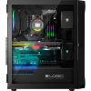 Корпус для ПК Logic concept PORTOS MESH+GLASS ARGB fans 4x120mm BLACK (AT-PORTOS-10-0000000-0002) зображення 7