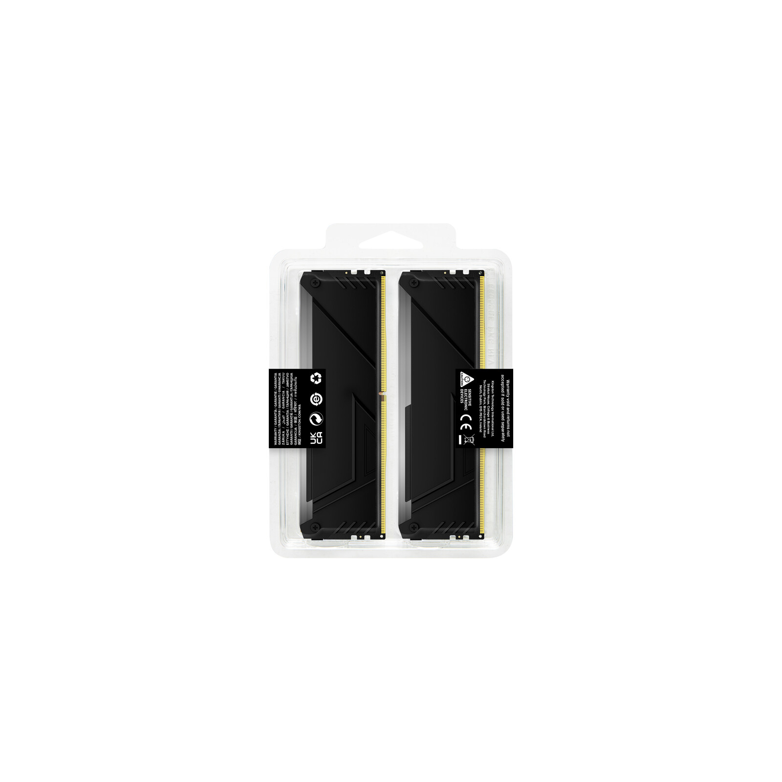 Модуль памяти для компьютера DDR4 32GB (2x16GB) 3733 MHz Beast Black RGB Kingston Fury (ex.HyperX) (KF437C19BB12AK2/32) изображение 8