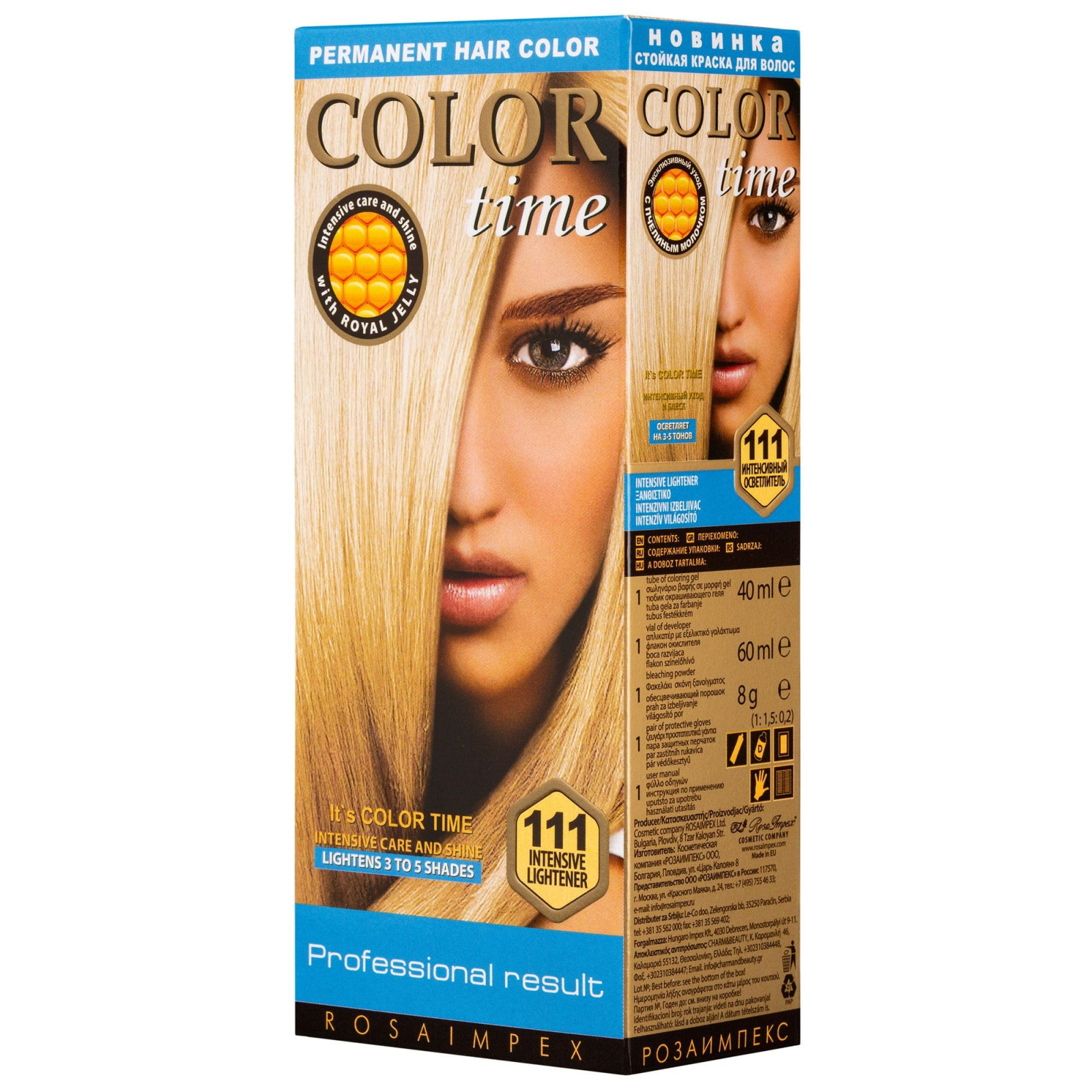 Краска для волос Color Time 111 - Интенсивный осветитель (3800010502979)