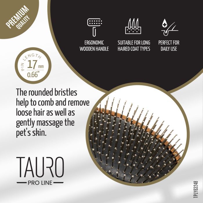 Гребінець для тварин Tauro Pro Line для собак великих порід 27х9х1 см (TPLY63248) зображення 4