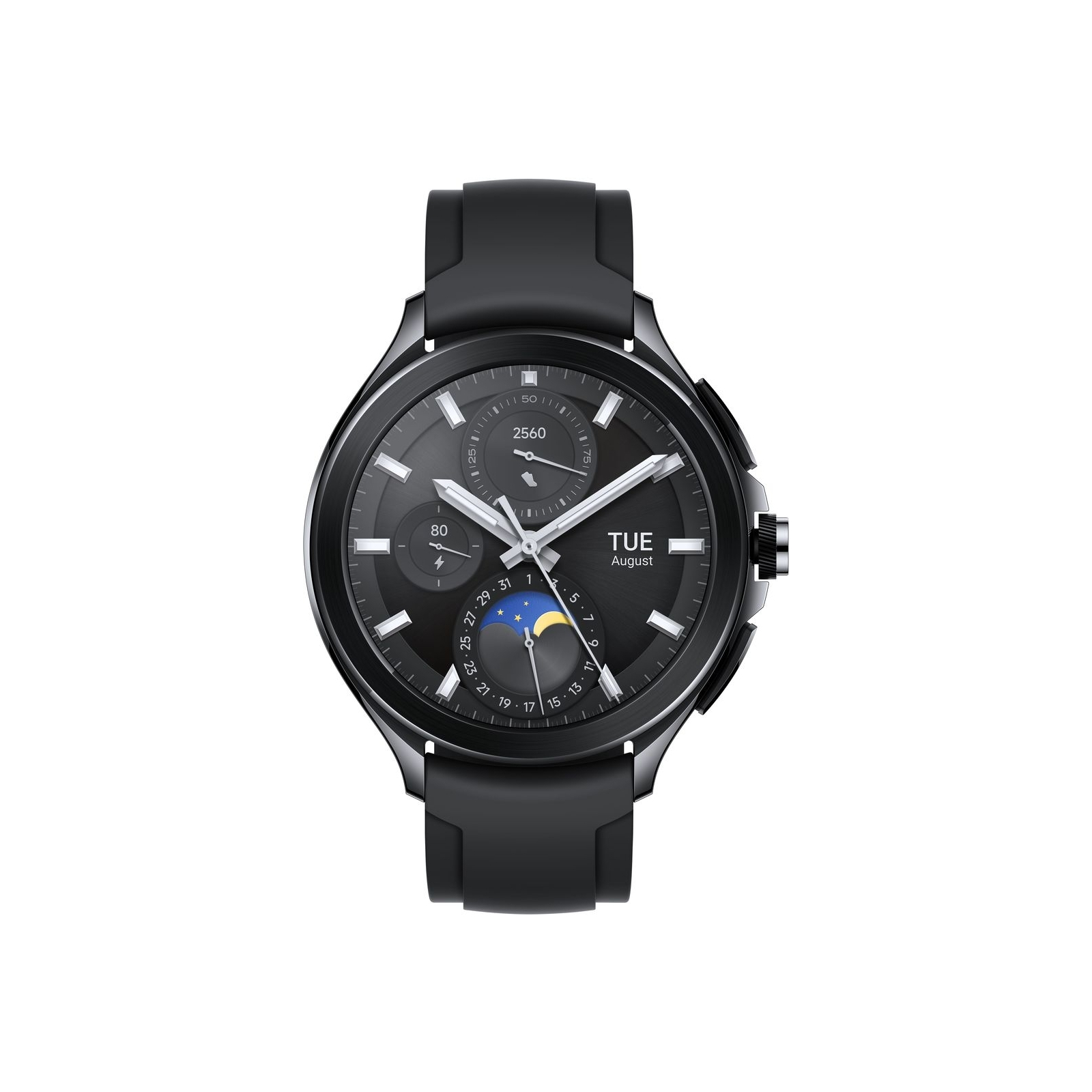 Смарт-часы Xiaomi Watch 2 Pro Bluetooth Black Case with Black Fluororubber Str (1006732) изображение 2