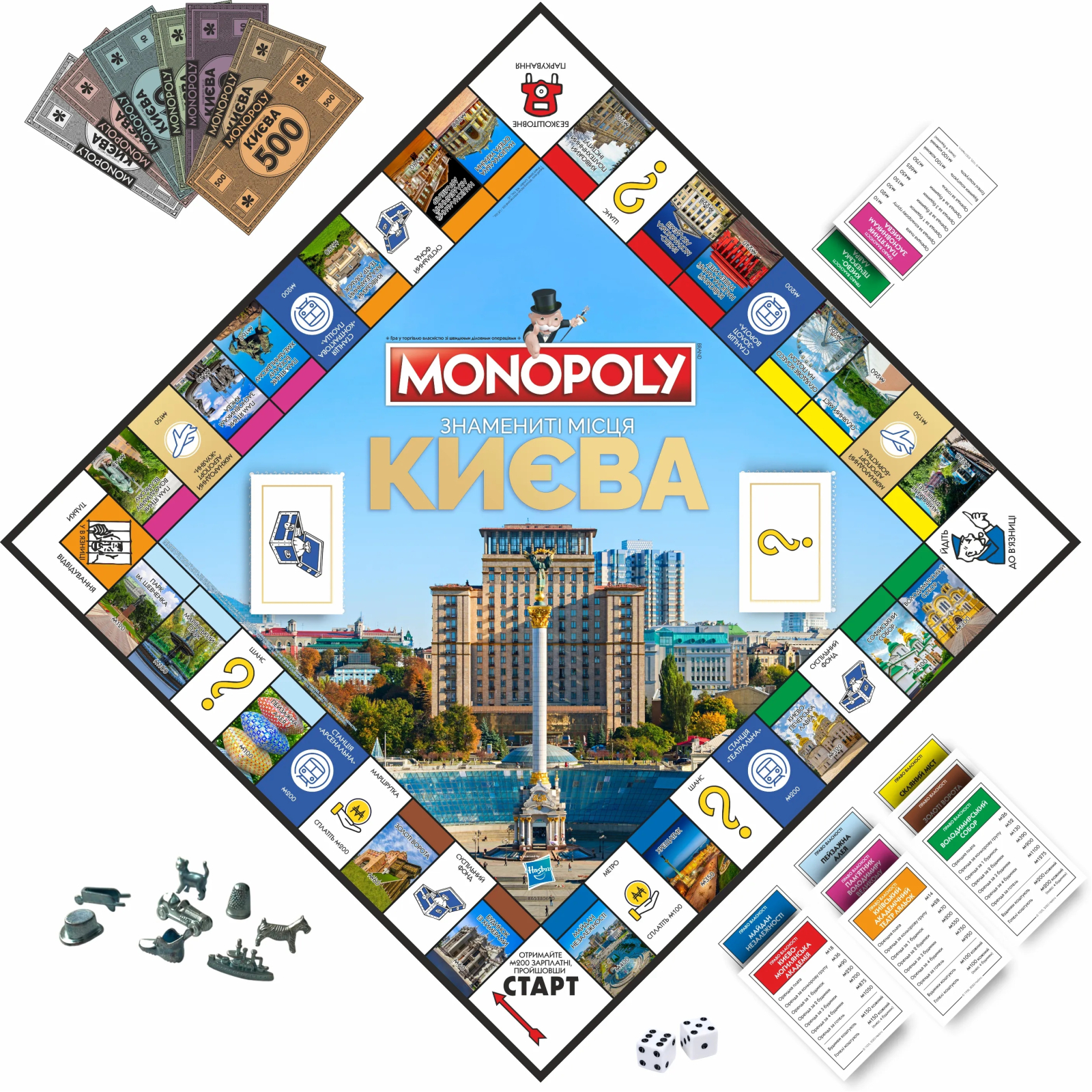 Настольная игра Rozum Монополия: Знаменитые места Киева (R015UA) изображение 3